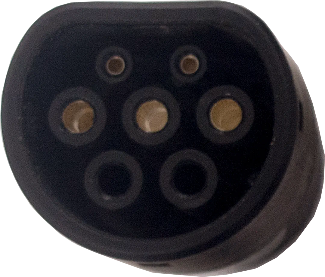 Adaptador de cargador EV Europeo (Hembra) → Americano J1772 Tipo 1