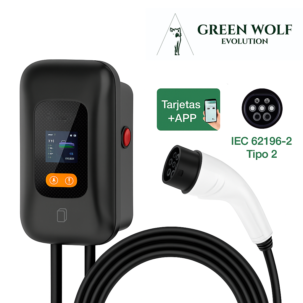 EV cargador 8-32A 7.6KW 11KW 22KW 3 fases thumbnail